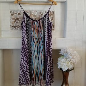 Express Womens Multi Color Dress Small